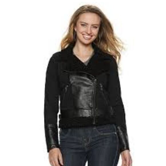 Rock & Republic Black Crop Jacket XS - Picture 1 of 8